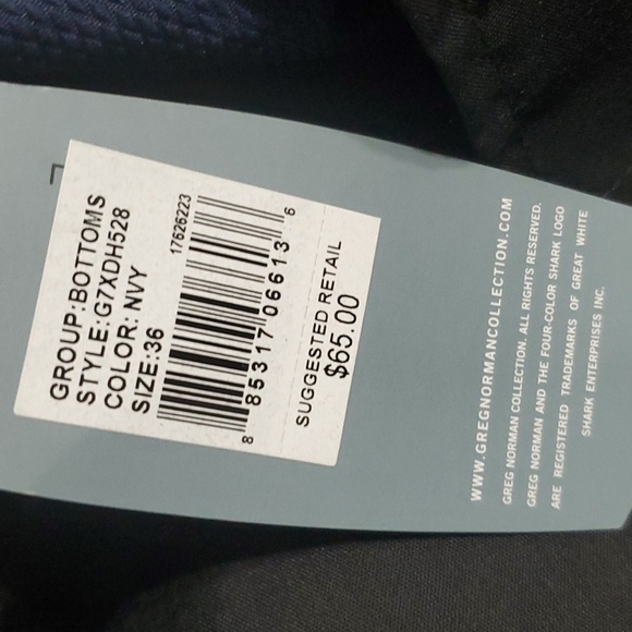 Greg Norman Shorts Men's Sz 36 Blue Performance Fabric Moisture Wicking Stretch - Picture 11 of 14